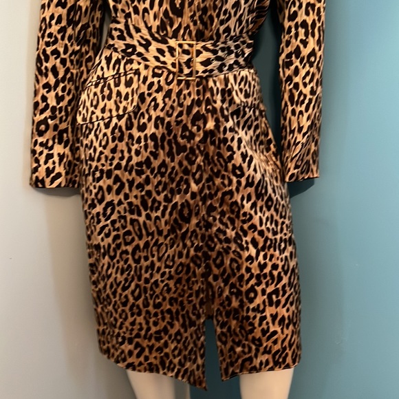 Let your inner animal spirit out with a silk coat dress. - Picture 3 of 9